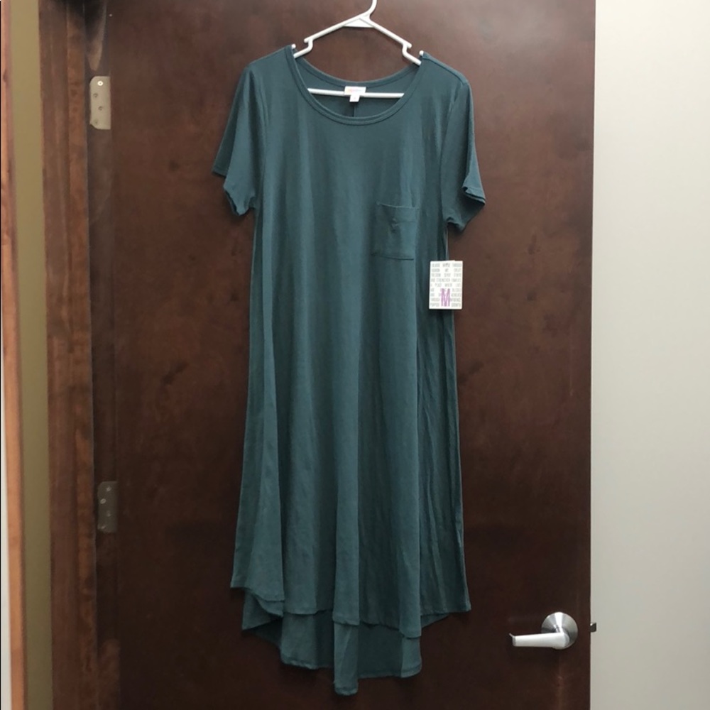 LuLaRoe NWT TEAL Carly Medium Tshirt feel